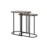 Beistelltisch Chandon in champagne gold 2er-Set von Richmond Interiors – Produktbild 1