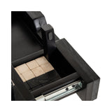 Beistelltisch Davos aus Dyna-Marmor in schwarz, 44x44x62 cm von Richmond Interiors – Produktbild 9