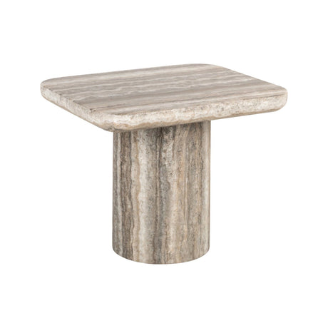 Beistelltisch Denizly aus Guangxi-Marmor in grau, 65x50x40 cm von Richmond Interiors – Produktbild 1