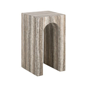 Beistelltisch Dulce aus Guangxi-Marmor in grau, 35x35x60 cm von Richmond Interiors – Produktbild 1