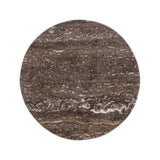 Beistelltisch Eldora aus Aluminium und Travertin in bronze, 25x25x53 cm von Richmond Interiors – Bild 5