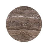 Beistelltisch Eldora aus Aluminium und Travertin in bronze, 30x30x63 cm von Richmond Interiors – Bild 5