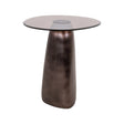 Beistelltisch Hayden aus Aluminium und Sicherheitsglas in bronze, 57x55x58 cm von Richmond Interiors – Bild 1