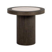 Beistelltisch Nando aus Eichenfurnier in braun, 60x60x55 cm von Richmond Interiors – Produktbild 1