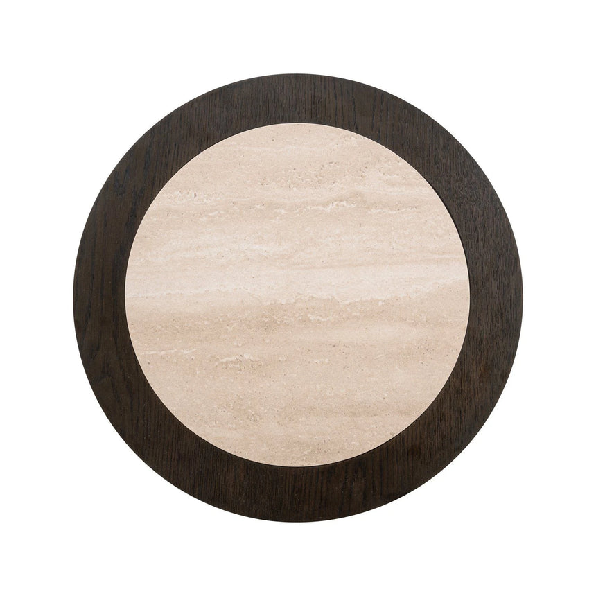 Beistelltisch Nando aus Eichenfurnier in braun, 60x60x55 cm von Richmond Interiors – Produktbild 2