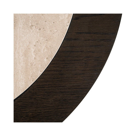 Beistelltisch Nando aus Eichenfurnier in braun, 60x60x55 cm von Richmond Interiors – Produktbild 3