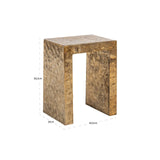 Beistelltisch Novan in gold, 40,5x29x50,5 cm von Richmond Interiors – Produktbild 5