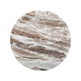 Beistelltisch Oberoy aus Toronto-Marmor und Mangoholz in Blush beige, 45x45x56 cm von Richmond Interiors – Produktbild 10