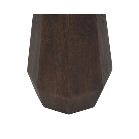 Beistelltisch Oberoy aus Toronto-Marmor und Mangoholz in Blush beige, 45x45x56 cm von Richmond Interiors – Produktbild 13