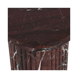 Beistelltisch Orchid in burgunderrot, 46x46x46 cm von Richmond Interiors – Bild 5