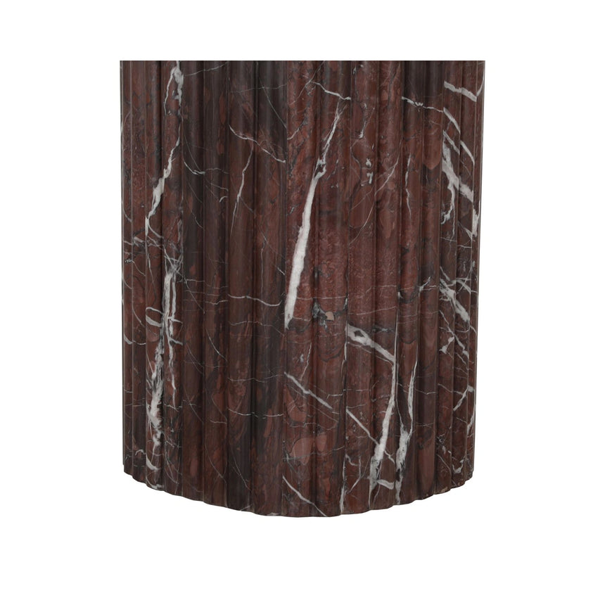 Beistelltisch Orchid in burgunderrot, 46x46x46 cm von Richmond Interiors – Bild 6
