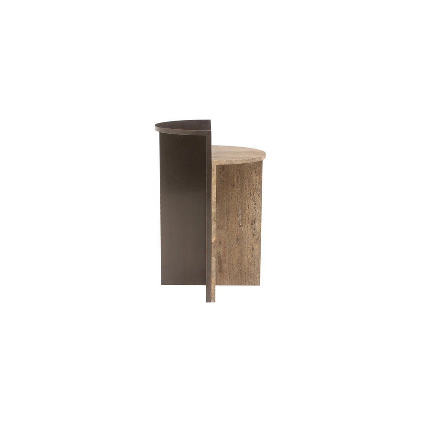 Beistelltisch Russo in braun, 40x40x60 cm von Richmond Interiors – Produktbild 4