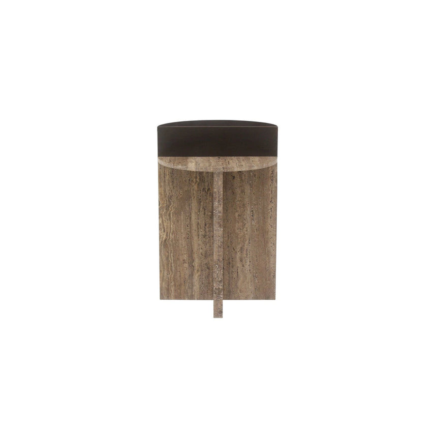 Beistelltisch Russo in braun, 40x40x60 cm von Richmond Interiors – Produktbild 6