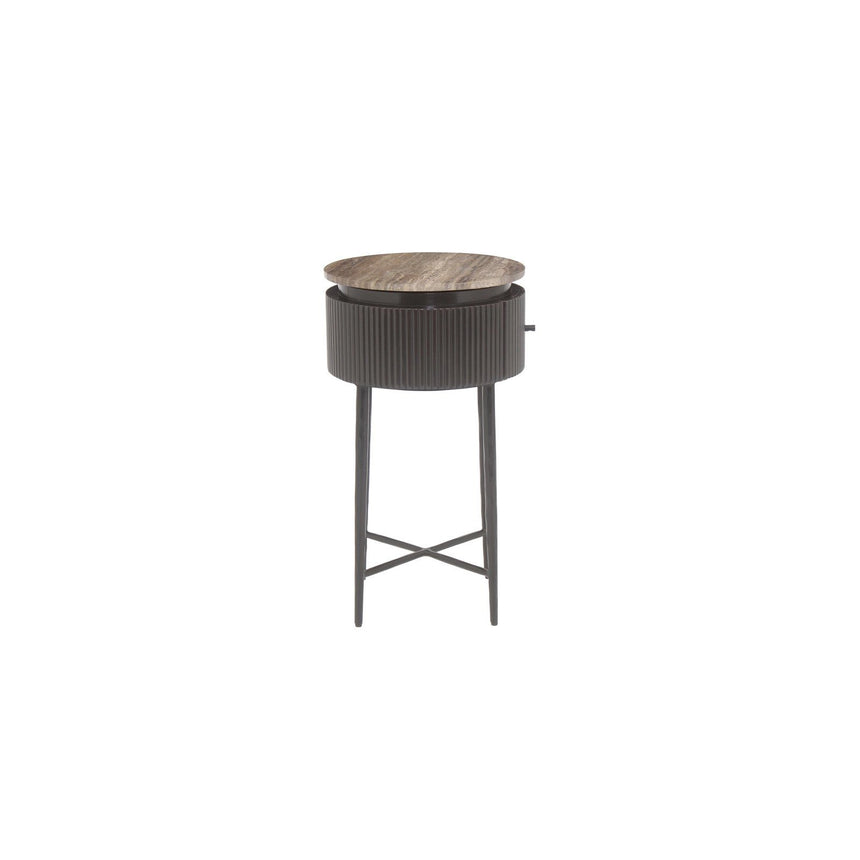 Beistelltisch Russo in braun, 40x40x70 cm von Richmond Interiors – Produktbild 3