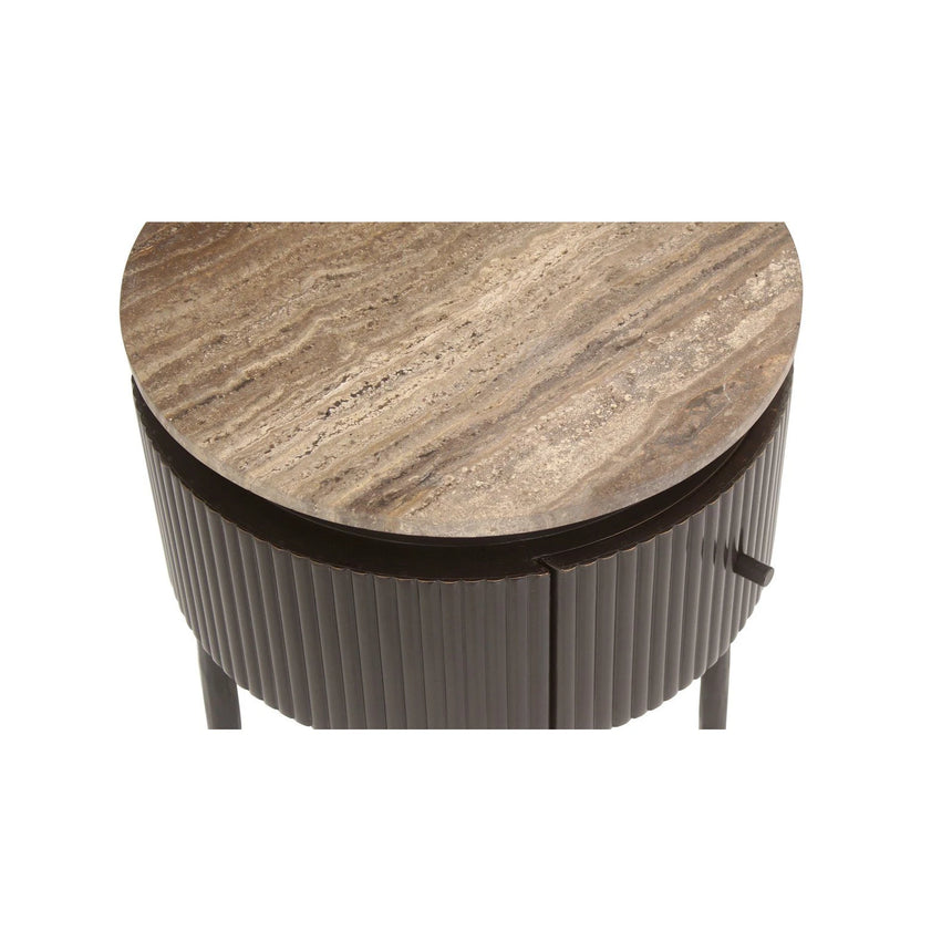 Beistelltisch Russo in braun, 40x40x70 cm von Richmond Interiors – Produktbild 7