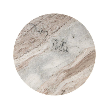 Beistelltisch Sia aus Toronto-Marmor in Blush beige, 46,5x46,5x54,5 cm von Richmond Interiors – Produktbild 4
