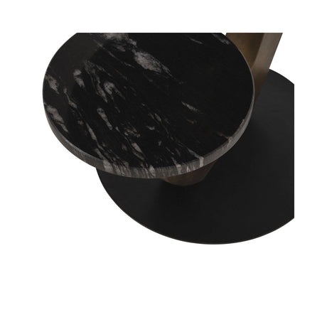 Beistelltisch Tibby aus Atlanta-Marmor in schwarz, 58x50x57,5 von Richmond Interiors – Produktbild 5