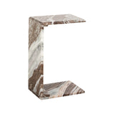 Beistelltisch Tovek aus Toronto-Marmor in blush beige, 36x25x57 cm von Richmond Interiors – Bild 1