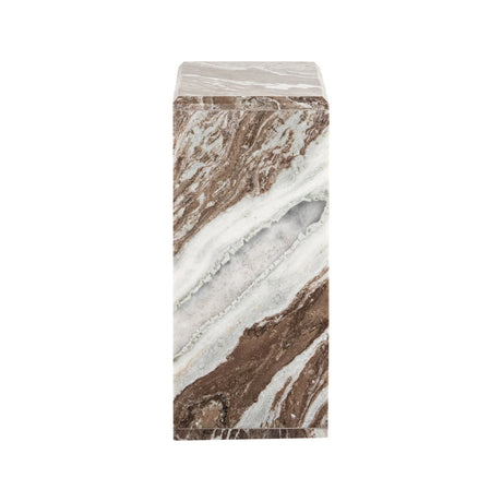 Beistelltisch Tovek aus Toronto-Marmor in blush beige, 36x25x57 cm von Richmond Interiors – Bild 2