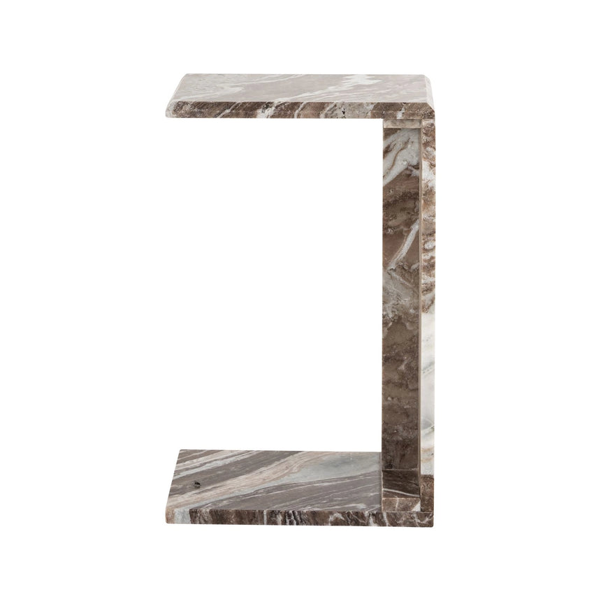 Beistelltisch Tovek aus Toronto-Marmor in blush beige, 36x25x57 cm von Richmond Interiors – Bild 3