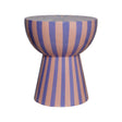 Beistelltisch Valeria aus Eisen in lila, 34x34x40 cm von Richmond Interiors – Bild 1