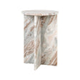 Beistelltisch Vevey aus Toronto-Marmor in Blush beige, 35,5x35,5x50 cm von Richmond Interiors – Bild 1