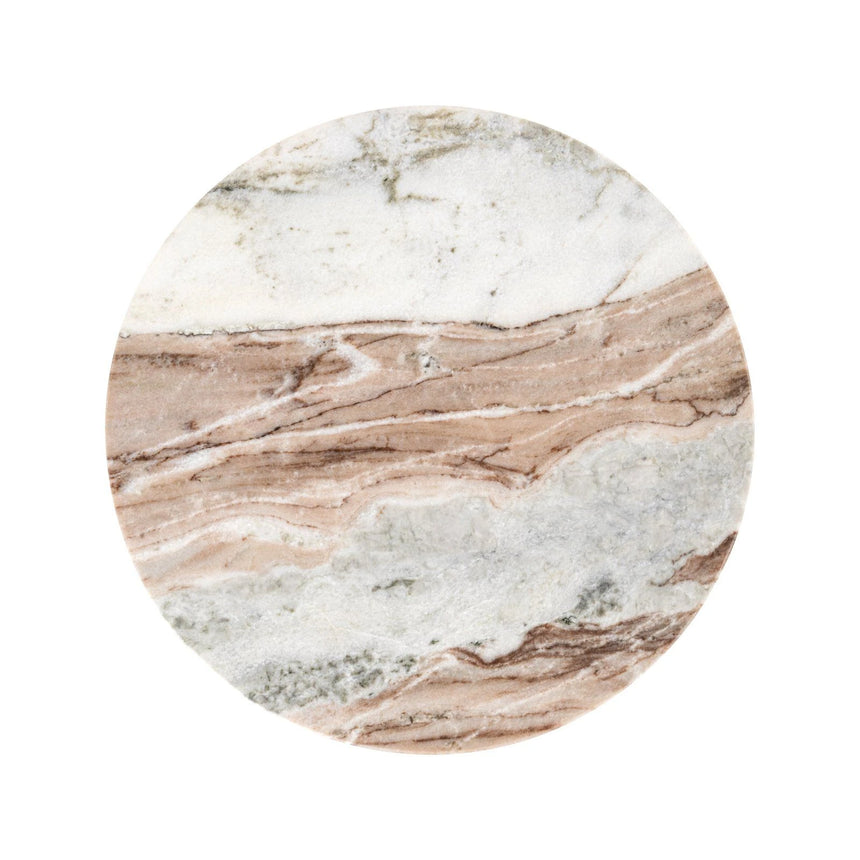 Beistelltisch Vevey aus Toronto-Marmor in Blush beige, 35,5x35,5x50 cm von Richmond Interiors – Bild 3