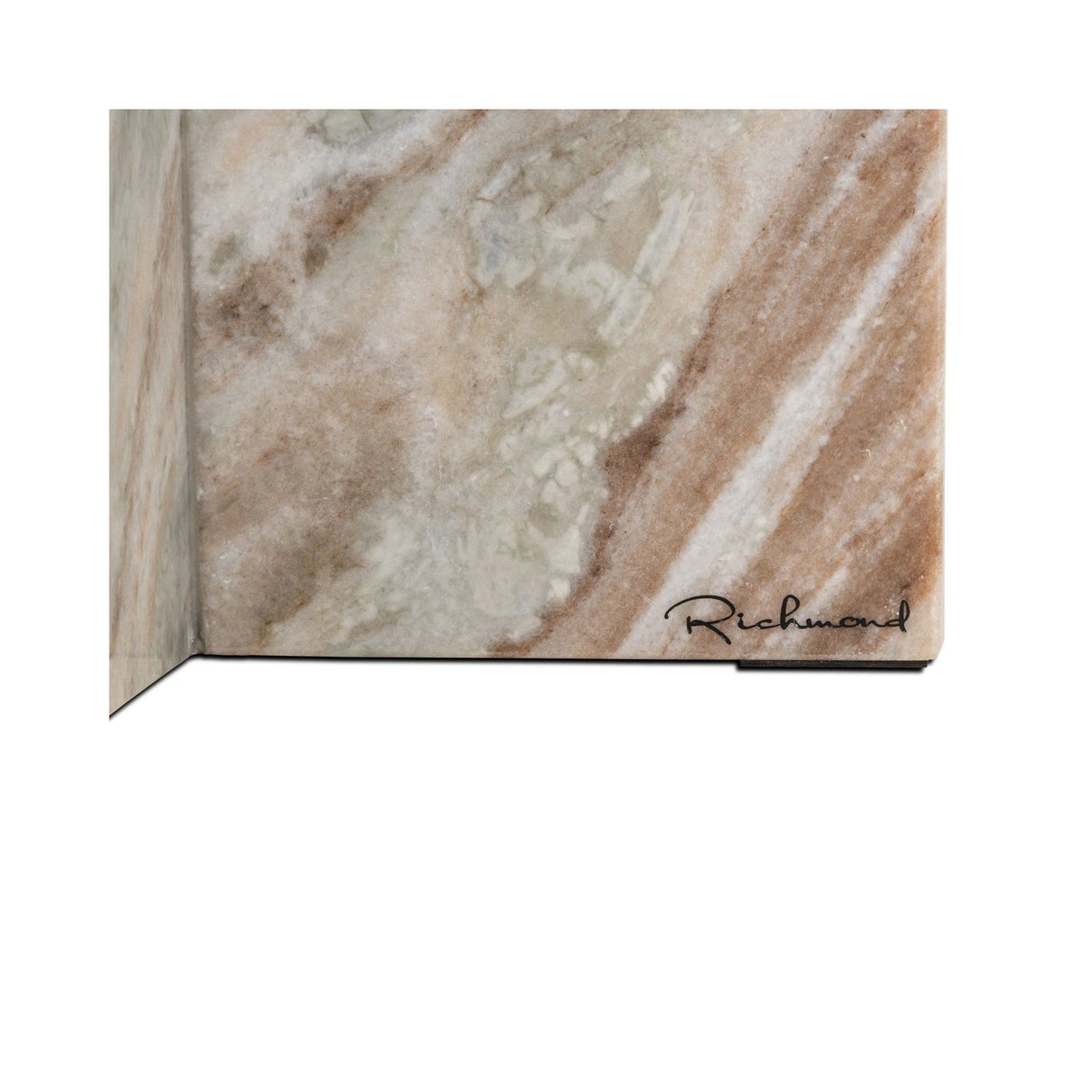 Beistelltisch Vevey aus Toronto-Marmor in Blush beige, 35,5x35,5x50 cm von Richmond Interiors – Bild 4