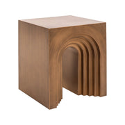 Beistelltisch Vevey in brushed gold, 50x50x55,5 cm von Richmond Interiors – Produktbild 1