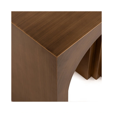 Beistelltisch Vevey in brushed gold, 50x50x55,5 cm von Richmond Interiors – Produktbild 4