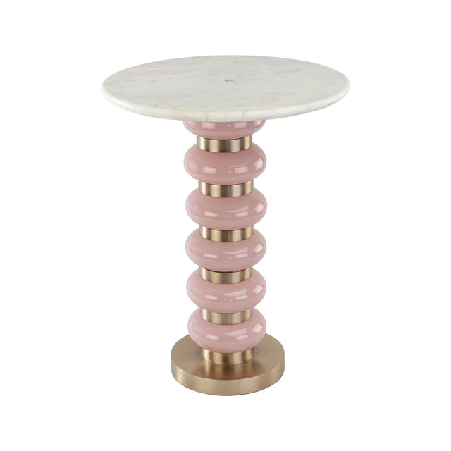 Beistelltisch Villeray in rosa, 40x40x53 cm von Richmond Interiors – Bild 1