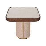 Beistelltisch Willox mit Glas in braun, 55x55x48 cm von Richmond Interiors – Produktbild 3