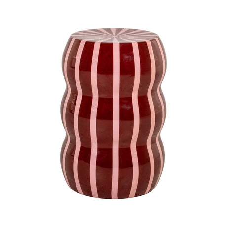 Beistelltisch Yalou in rot, 33x33x47 cm von Richmond Interiors – Produktbild 1