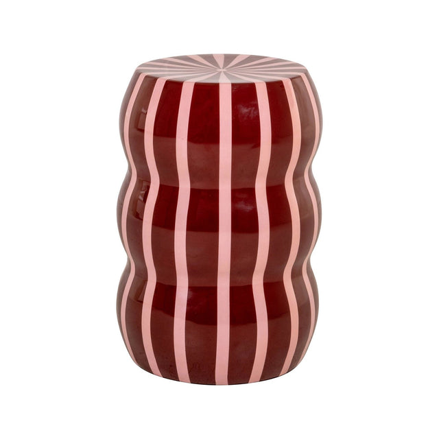 Beistelltisch Yalou in rot, 33x33x47 cm von Richmond Interiors – Produktbild 1