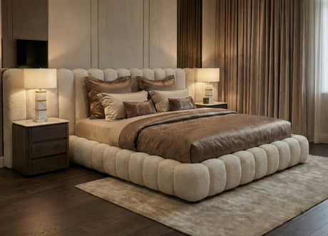 Bett Cupidon mit Stauraum in cream fancy für Matratzen 180x210 cm, ohne Matratze, 328x245x105 cm von Richmond Interiors – Bild 2