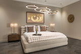 Bett Obidis mit Stauraum in natural linear für Matratzen 180x210 cm, ohne Matratze, 219x245x101 cm von Richmond Interiors – Bild 2