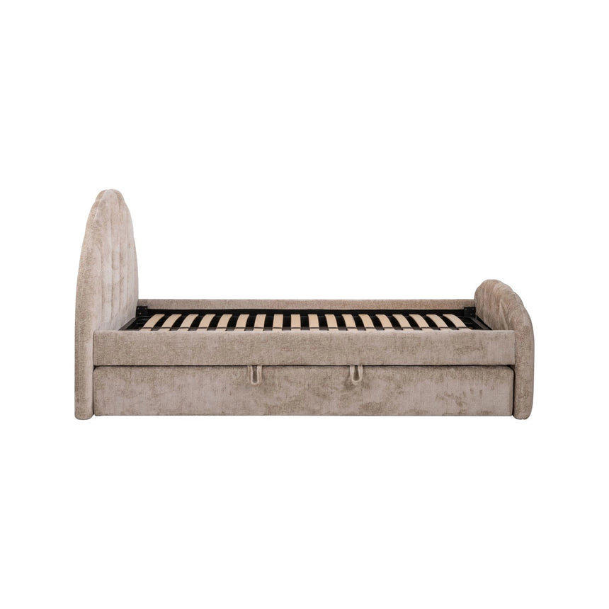 Bett Pixie 120x200 cm mit Ausziehbett in clay chenille, 138x220x110 cm von Richmond Interiors – Bild 7