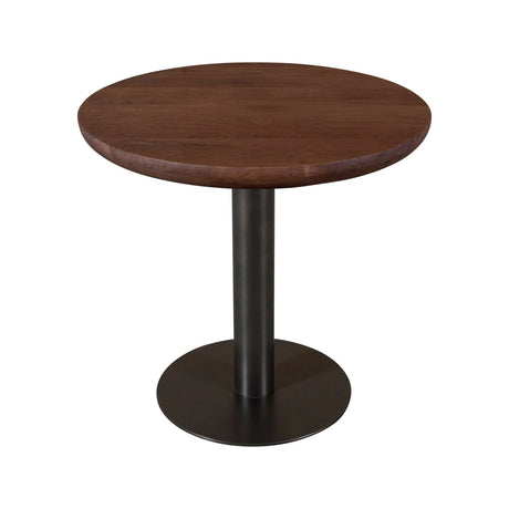 Bistrotisch Baldwin aus Mangoholz und Eisen in spicebrown, 80x80x77 cm von Richmond Interiors – Bild 1