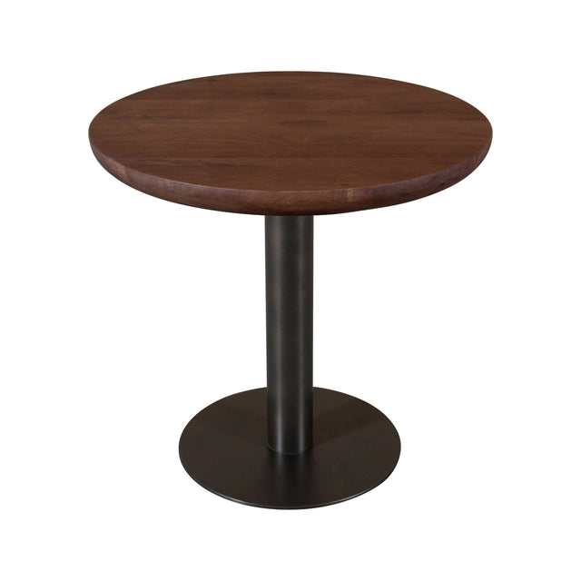 Bistrotisch Baldwin aus Mangoholz und Eisen in spicebrown, 80x80x77 cm von Richmond Interiors – Bild 1