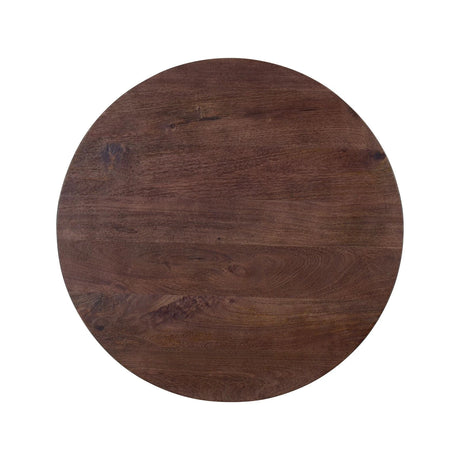 Bistrotisch Baldwin aus Mangoholz und Eisen in spicebrown, 80x80x77 cm von Richmond Interiors – Bild 2