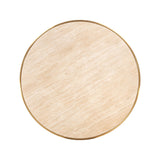 Bistrotisch Brazza aus Edelstahl und Marmorimitat in beige, 80x80x75 cm von Richmond Interiors – Bild 2