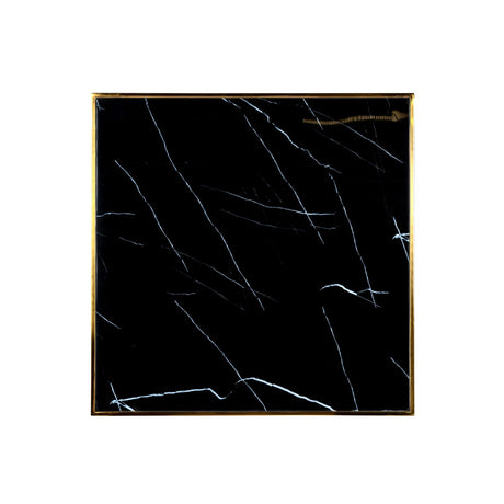 Bistrotisch Can Roca mit Marmorimitat in schwarz/gold, 70x70x76 cm von Richmond Interiors – Bild 2
