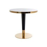 Bistrotisch Osteria mit Marmorimitat in schwarz/weiß, 80x80x75 cm von Richmond Interiors – Bild 1
