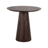 Bistrotisch Willow aus Mangoholz in dunkelbraun, 80x80x76 cm von Richmond Interiors – Bild 1