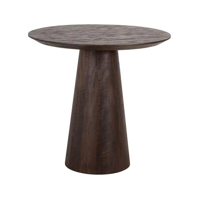 Bistrotisch Willow aus Mangoholz in dunkelbraun, 80x80x76 cm von Richmond Interiors – Bild 1