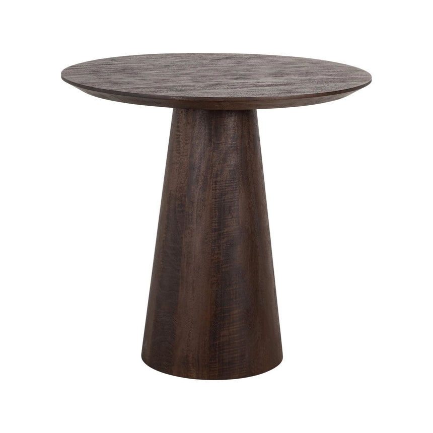 Bistrotisch Willow aus Mangoholz in dunkelbraun, 80x80x76 cm von Richmond Interiors – Bild 1