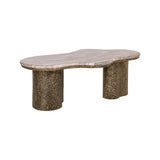 Couchtisch Abandos in antikmessing, 131x74x43 cm von Richmond Interiors – Bild 1