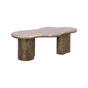 Couchtisch Abandos in antikmessing, 131x74x43 cm von Richmond Interiors – Bild 1