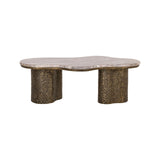 Couchtisch Abandos in antikmessing, 131x74x43 cm von Richmond Interiors – Bild 3