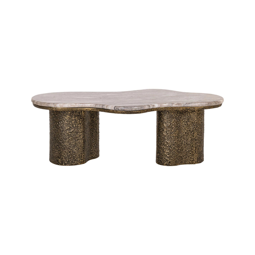 Couchtisch Abandos in antikmessing, 131x74x43 cm von Richmond Interiors – Bild 3